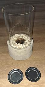 Tafelhaard & windlicht LEEFF, Huis en Inrichting, Haarden, Ophalen, Zo goed als nieuw, Vrijstaande haard, Overige soorten