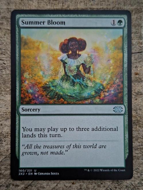 Summer Bloom - Magic the Gathering, Hobby en Vrije tijd, Verzamelkaartspellen | Magic the Gathering, Gebruikt, Losse kaart, Verzenden