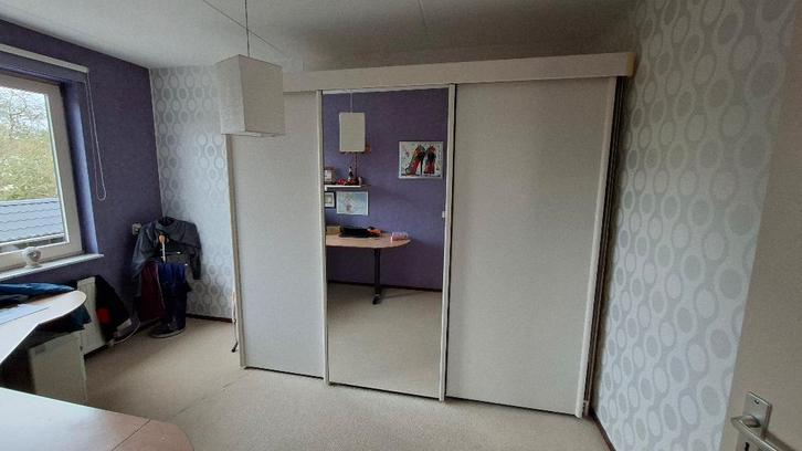 kledingkast linnenkast schuifdeur met passpiegel, Huis en Inrichting, Kasten | Kledingkasten, Gebruikt, 200 cm of meer, 200 cm of meer