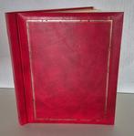 Vintage rood fotoalbum, Audio, Tv en Foto, Fotoalbums en Accessoires, Ophalen of Verzenden, Fotoalbum-accessoire