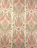 6181 Paisley bloemenbehang roze groen retro vintage swiet, Huis en Inrichting, Stoffering | Behang, Verzenden, Minder dan 10 m²