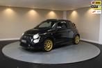 Abarth 595 C 1.4 Turbo Scorpioneoro *1/2000 Limited Edition*, Gebruikt, Zwart, Cabriolet, Leder en Stof