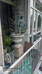 Wit Mooie kunst werk met Mooie groot vaas en antik fles, Ophalen, Met poort, Gebruikt, Tuinhek