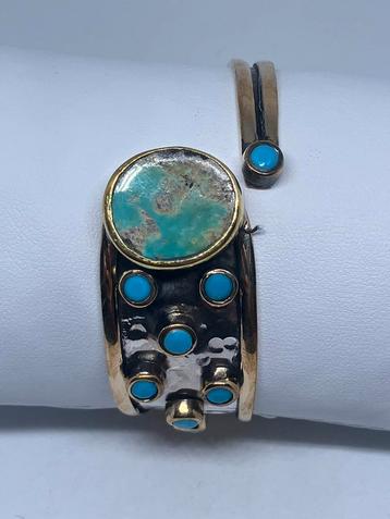 Zilveren Armband met Turkoois beschikbaar voor biedingen