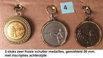 schietsport, zeer mooie set van 3 stuks medailles, Ophalen of Verzenden, Overige materialen, Nederland