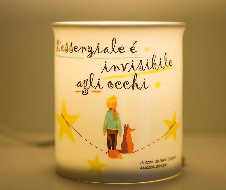 Le Petit Prince porselein lampje, Huis en Inrichting, Lampen | Tafellampen, Nieuw, Minder dan 50 cm, Ophalen of Verzenden