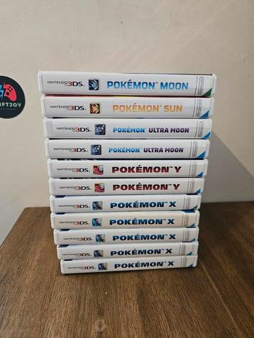 Verschillende Pokemontitels voor 3DS beschikbaar voor biedingen