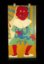 Kermis schietkraam foor clown jeux de tire, Ophalen