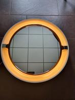 Allibert space age vintage spiegellamp, Ophalen, Minder dan 50 cm, Gebruikt, Rond