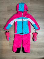 Prachtige roze/turquoise skipak (skijas en skibroek), Kinderen en Baby's, Kinderkleding | Maat 104, Meisje, Ophalen of Verzenden