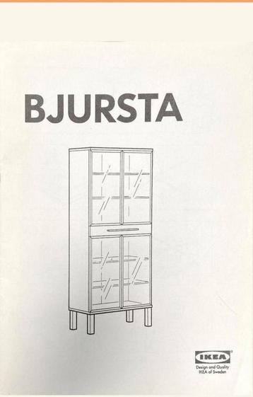 Bjursta vitrinekast  beschikbaar voor biedingen