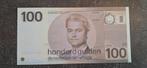 Wilders bankbiljet 100 gulden snip UNC ., Ophalen of Verzenden