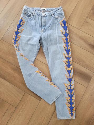 Prachtige originele flame jeans van Sandro, maat 38 beschikbaar voor biedingen