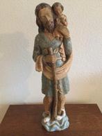 Heilige Sint Christofel beeld €30,00, Ophalen of Verzenden, Zo goed als nieuw