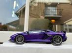 1:18 Lamborghini Aventador SVJ Viola Pasifae Autoart 79179, Auto, Autoart, Ophalen of Verzenden, Zo goed als nieuw