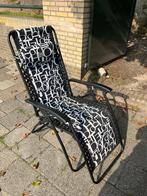 Relaxstoel - Camping of Tuin, Ophalen, Zo goed als nieuw, Metaal, Inklapbaar
