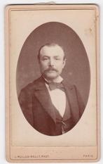 CDV van een Man - Foto L. Muller-Rault Parijs -, Gebruikt, Verzenden, Foto, Buitenland