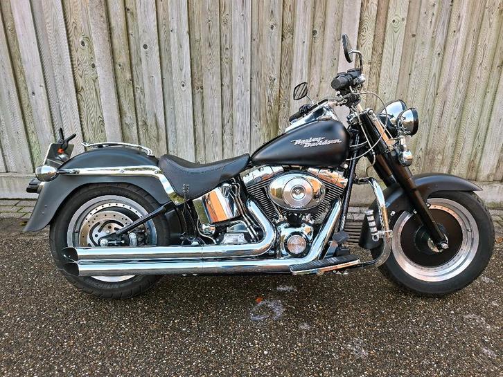 HARLEY DAVIDSON FLSTF Fat Boy (bj 2001), Motoren, Motoren | Schademotoren, Chopper, Harley-Davidson of Buell, meer dan 35 kW, 2 cilinders