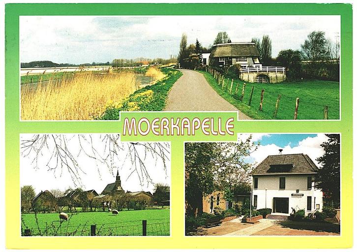 908918 Moerkapelle ZH Gelopen met zege, Verzamelen, Ansichtkaarten | Nederland, Gelopen, Zuid-Holland, Ophalen of Verzenden