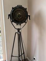 Vintage lamp van oude scheepslamp - industrieel, staal, Huis en Inrichting, Lampen | Vloerlampen, Ophalen, Gebruikt, Industrieel, stoer, vintage, eclectisch, robuust