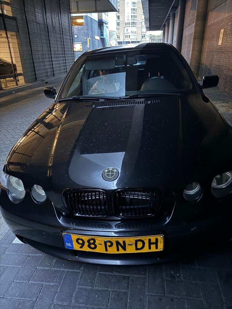 BMW 3-Serie 1.8 TI 316 Compact M-pakket 2004 Zwart, Verzenden, BMW, Bumper