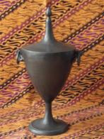 Mooie antieke bokaal uit Duitsland van tin 31 cm., Ophalen of Verzenden