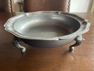 Vintage Royal Holland Daalderop Tinnen Schaal – (ca. 1950 ) beschikbaar voor biedingen