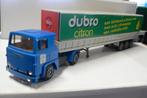 scania 141 trekker/oplegger dubro - tekno 1/50, Hobby en Vrije tijd, Modelauto's | 1:50, Verzenden, Nieuw, Bus of Vrachtwagen