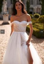 Mila Nova Trouwjurk A-lijn off-the-shoulder Koonings XS-S, Ophalen, Trouwjurk, Wit, Koonings