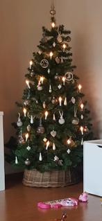 Nette complete kunst kerstboom 175-180 cm in doos, Ophalen of Verzenden, Gebruikt
