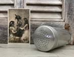 Franse vintage aluminium talkpoeder strooibus, Ophalen of Verzenden