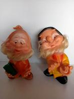 2 Kabouters (Sneeuwwitje) rubber, Verzamelen, Efteling, Ophalen of Verzenden, Zo goed als nieuw