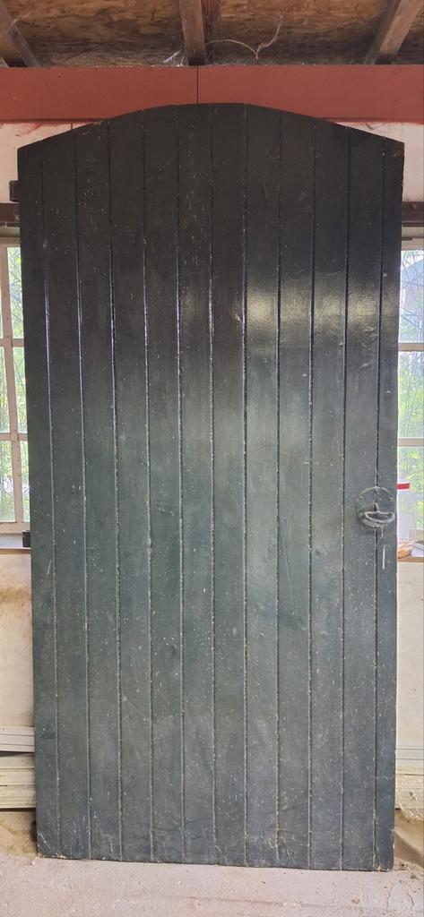 Oude / vintage houten deur voor poort / poortdeur, Doe-het-zelf en Verbouw, Deuren en Horren, Gebruikt, Buitendeur, Minder dan 200 cm