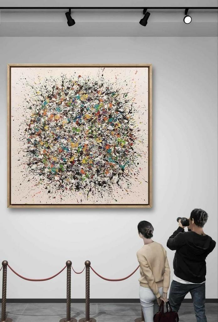 My world, Antiek en Kunst, Kunst | Schilderijen | Abstract, Ophalen of Verzenden