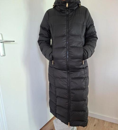 Goldbergh zwarte lange puffer jas maat 38, Kleding | Dames, Jassen | Winter, Zo goed als nieuw, Maat 38/40 (M), Zwart, Ophalen of Verzenden