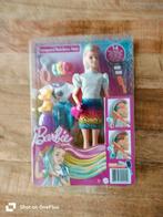 Barbie leopard rainbow hair, Kinderen en Baby's, Speelgoed | Poppen, Ophalen of Verzenden, Barbie