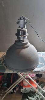 Twee hanglampen aluminium industrieel, Ophalen, Zo goed als nieuw, Metaal, Minder dan 50 cm