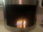Mooie RVS sfeerhaard met bio ethanol., Huis en Inrichting, Ophalen of Verzenden, Zo goed als nieuw, Vrijstaande haard, Overige soorten