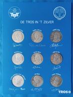 De Tros in 't Zilver - 9 Penningen, Postzegels en Munten, Penningen en Medailles, Nederland, Overige materialen, Verzenden