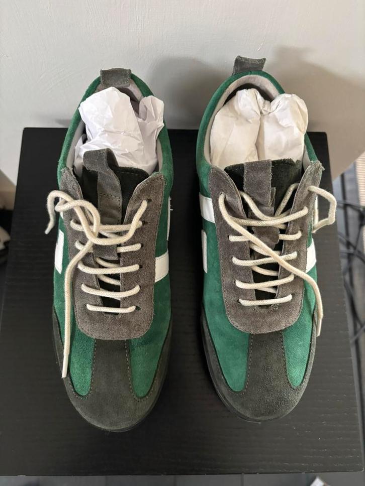 Grenson suède sneakers maat 38 zgan, Kleding | Dames, Schoenen, Zo goed als nieuw, Sneakers of Gympen, Groen, Ophalen of Verzenden