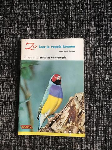 Rizla verzamel boekje vierde deel exotische volière vogels.