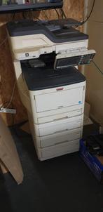 Oki MC853 kleurenlaserprinter/scanner, Computers en Software, Printers, Ophalen, Kopieren, Gebruikt, All-in-one