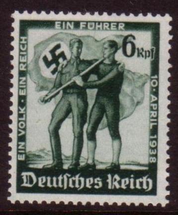 Duitse Zegel uit 1938 "Anschluss Oostenrijk" (DR 662) - 01 beschikbaar voor biedingen