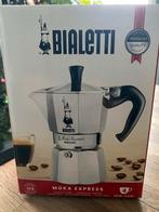 Bialetti Moka Express - Nieuw in doos., Ophalen, Afneembaar waterreservoir, Espresso apparaat, Nieuw