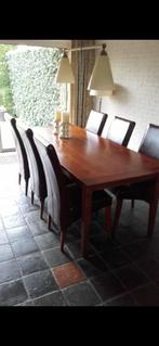 Eettafel. 21590 kersenhout, Ophalen, Zo goed als nieuw