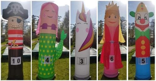 Huur ook voor de kids tubes en leuke figuren dino unicorn, Hobby en Vrije tijd, Feestartikelen | Verhuur, Zo goed als nieuw, Overige