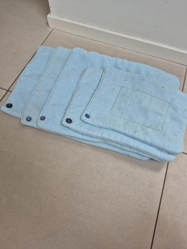 Schoot anti plas matjes set van 5, Dieren en Toebehoren, Hondenmanden, Gebruikt, Polyester, Ophalen of Verzenden