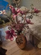 Kunst Bloemstuk Roze bloemen, Huis en Inrichting, Ophalen, Zo goed als nieuw