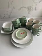 Caravan servies 38-delig, Caravans en Kamperen, Ophalen, Gebruikt