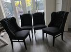 Eetkamerstoelen, Huis en Inrichting, Stoelen, Ophalen, Gebruikt, Vier, Stof
